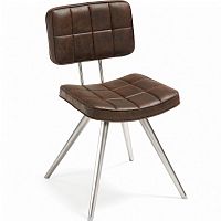 стул lola seat pu brown ножки из нержаеющей стали c589u09 от la forma (ex julia grup) в Кирове