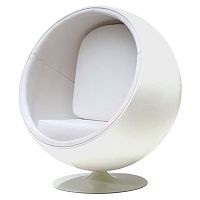 кресло eero ball chair белое в Кирове