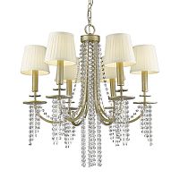 люстра p68058-6b от delight collection золото/бежевая в Кирове