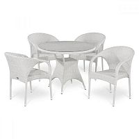 комплект плетеной мебели white на 4 персоны в Кирове