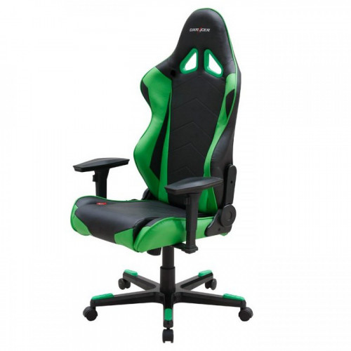 кресло геймерское dxracer racing черно-зеленое в Кирове