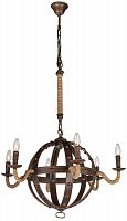 люстра d3061-6ogr коричневая в Кирове