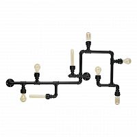 потолочная люстра ideal lux plumber pl8 nero в Кирове